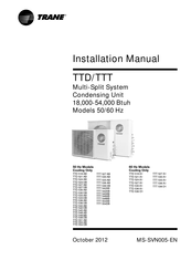 Trane TTT 548BB Installation Manual