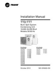 Trane TTD 533 AB Installation Manual