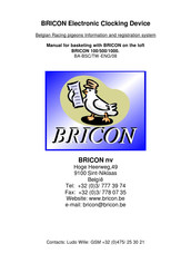Bricon 100 Manual