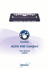 Optelec ALVA 640 Comfort User Manual