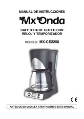 Mx Onda MX-CE2258 Instruction Manual