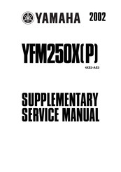 Yamaha 4XEF Supplementary Service Manual