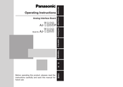 Panasonic AJ-YA93 Operating Instructions Manual