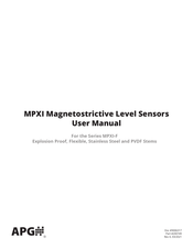 Apg MPXI-F Series User Manual