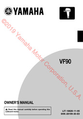 Yamaha VF90 Owner's Manual