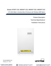 Leviton 6PSMT-C02 Installation Instructions Manual