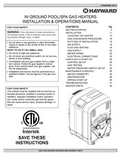Hayward HDF400 Installation & Operation Manual