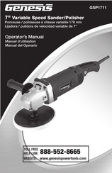 Genesis SP1711 Operator's Manual