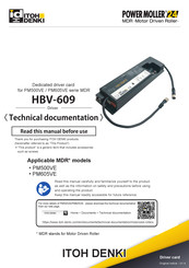 ITOH DENKI POWER MOLLER HBV-609 Technical Documentation Manual