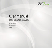 ZKTeco QRM10X User Manual