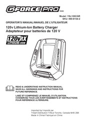 GForce Y0L120CGR Operator's Manual