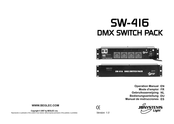 JB Systems Light SW-416 Operation Manual