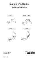 Kohler K-7855 Installation Manual