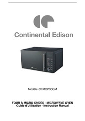 Continental Edison CEMO23CGM Instruction Manual