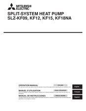 Mitsubishi Electric SLZ-KF15 Operation Manual