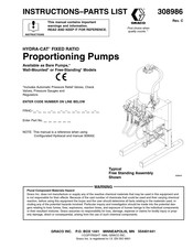 Graco HYDRA-CAT FIXED RATIO Instructions-Parts List Manual