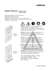 Wöhner EQUES 185Power Manual