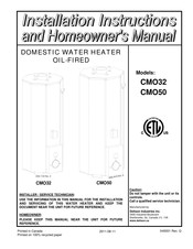 Intertek CMO50 Installation Instructions And Homeowner's Manual