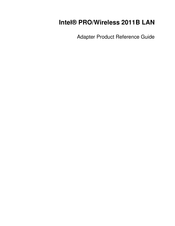 Intel PRO/Wireless 2011B LAN USB Device Product Reference Manual
