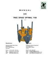 Optimal TREE SPADE OPTIMAL 1100 Manual