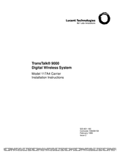 Lucent Technologies 117A4 Installation Instructions Manual