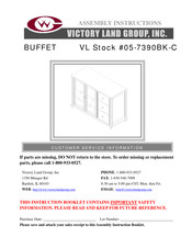 Victory Land Group 05-7390BK-C Assembly Instructions Manual