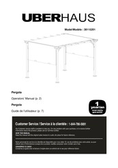 Uberhaus 38115201 Operator's Manual