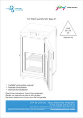 Godrej Appliances SURE CHILL GVR 25 LITE DC Installation Manual