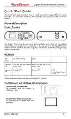 DirekTronik 1000Base-SX/LX User Manual