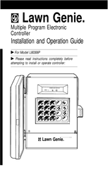 Lawn Genie L80306P Installation And Operation Manual