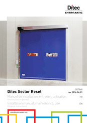 DITEC 0DT848 Installation Manual, Maintenance, Use