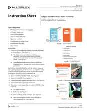 Welbilt Multiplex FreshBlender Instruction Sheet