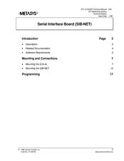 Metasys SIB-NET Technical Manual