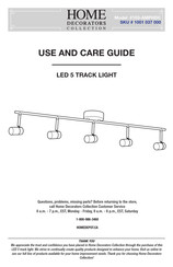 Home Decorators 103-AMPHDC Use And Care Manual