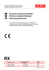 Riello RX 180 S/PV Manual