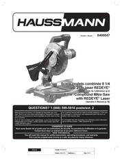 Haussmann 8400047 Operator's Manual