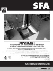 SFA R300 LC Installation And Maintenance Instructions Manual
