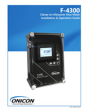 Onicon F-4300 Installation & Operation Manual