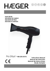 HAEGER Pro Stilyst Instruction Manual