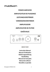 LOTRONIC Madison MAD1000 Instruction Manual