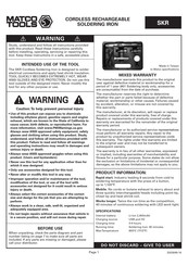 Matco Tools SKR Manual