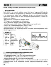 Niko 16-656-01 Manual
