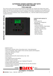 ELCOS CAM-432 Instruction And User's Manual