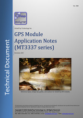 GlobalTop MT3337 Series Application Notes