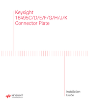 Keysight Technologies 16495C Installation Manual