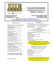 American Changer AC400 JCM DBV-10 Operation Manual