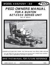 Peco 43621201 Owner's Manual