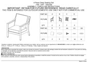 Costco 1902344 Assembly / Care & Use Instructions