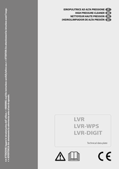 Lavorwash LVR Manual
