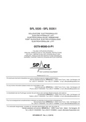 Space SFL 5535 I Translation Of The Original Instructions
